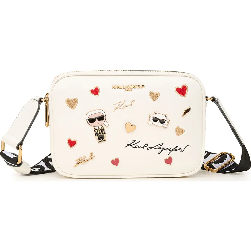 KARL LAGERFELD PARIS Maybelle Crossbody in Multi/white at Nordstrom | Nordstrom