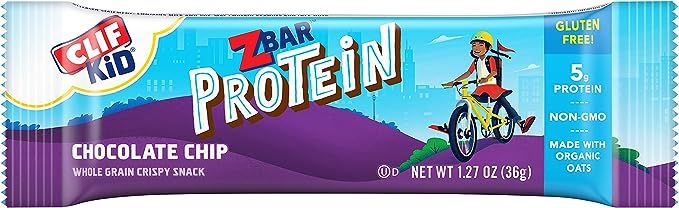 CLIF KID ZBAR - Protein Granola Bars - Chocolate Chip - (1.27 Ounce Gluten Free Bars, Lunch Box S... | Amazon (US)