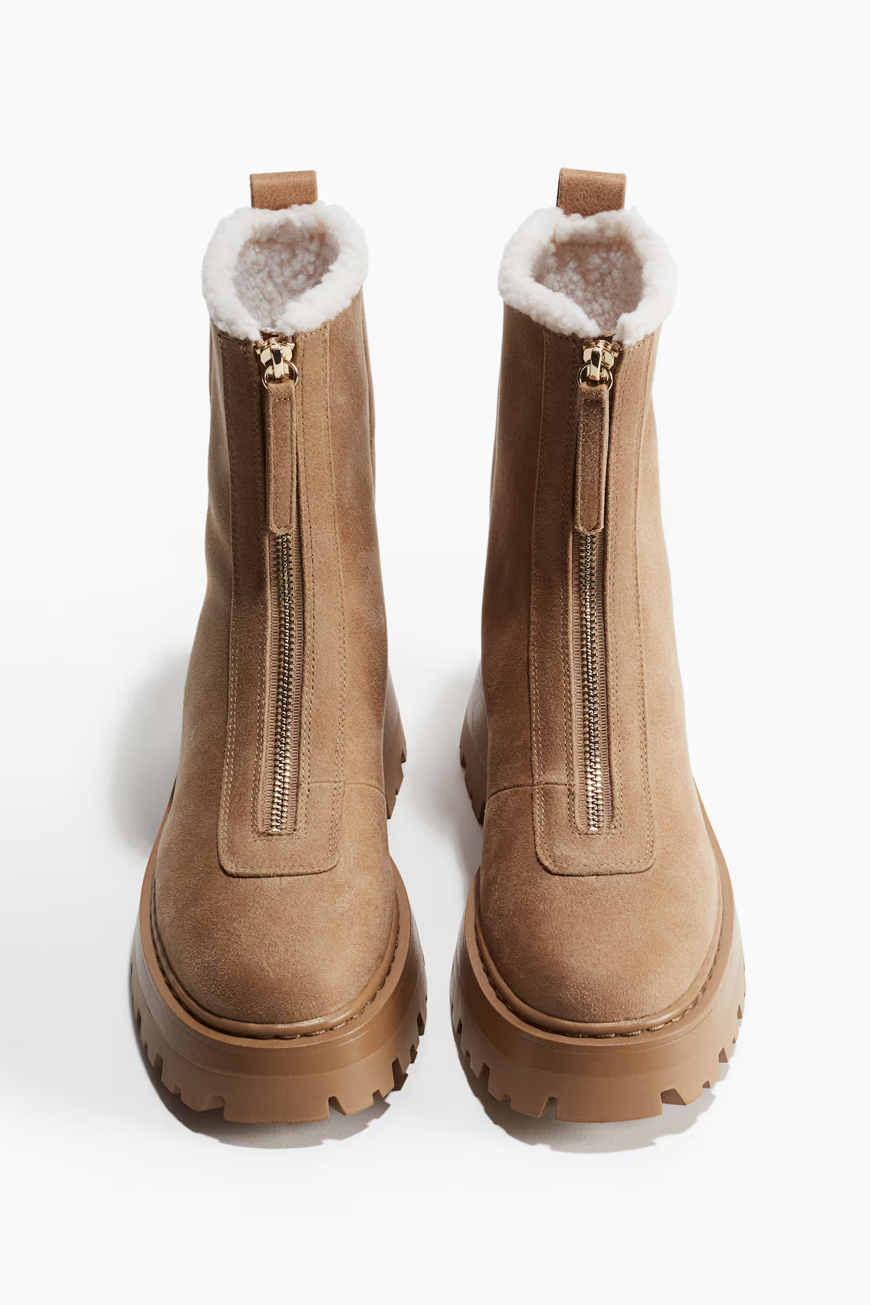 Warm-lined Boots - Beige - Ladies | H&M CA | H&M (US + CA)