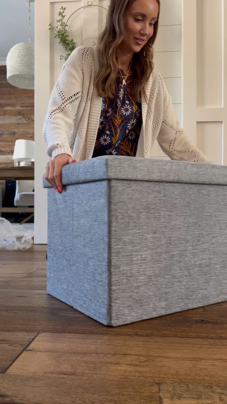 QVC special. Maximize storage space in your home with this foldable rectangle storage ottoman, thickly padded top adds extra seating to your room. Only $44.99

#LTKFind #LTKhome #LTKunder50