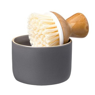 Full Circle Bubble Up Soap Dispenser & Brush | The Container Store