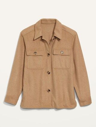 Soft-Brushed Utility Shirt Jacket for Women | Old Navy (CA)