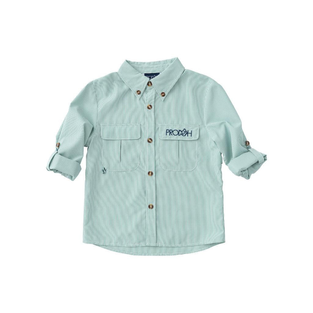 Founders' Fishing Shirt in Tennis Court Green | PRODOH