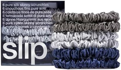 slip Skinnies The Midnight Collection | Pure Silk Skinny Scrunchies Set | 100% Mulberry Silk, Ant... | Amazon (US)