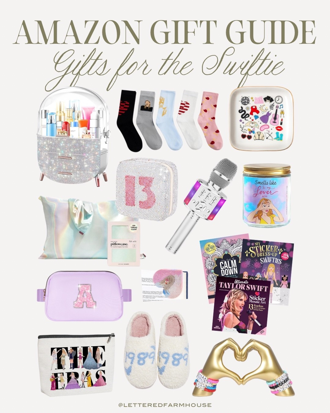 Looking for the perfect Taylor Swift-inspired Christmas gifts? Check out this ultimate Amazon gift guide for girls, tweens, and teens! From cute ‘The Eras’ merch to cozy ‘1989’ slippers, fun karaoke mics, sticker books, and more, these Taylor Swift-themed gifts are sure to make any Swiftie’s holiday sparkle. Perfect for stocking stuffers or under the tree, find all the must-have items to celebrate Merry Swiftmas in style! #TaylorSwiftGifts #ChristmasGifts #SwiftieChristmas #AmazonFinds #StockingStuffersForGirls #TweenGifts



#liketkit    
@shop.ltk
https://liketk.it/500Is

Follow my LTK @LetteredFarmhouse on the @shop.LTK app to view this post and get my exclusive app-only content!

#liketkit #LTKHoliday #LTKKids #LTKGiftGuide #LTKKids #LTKHoliday #LTKGiftGuide #LTKGiftGuide #LTKKids #LTKHoliday #LTKGiftGuide #LTKFindsUnder50 #LTKKids
@shop.ltk
https://liketk.it/5rO9D

#LTKKids #LTKCyberWeek #LTKGiftGuide