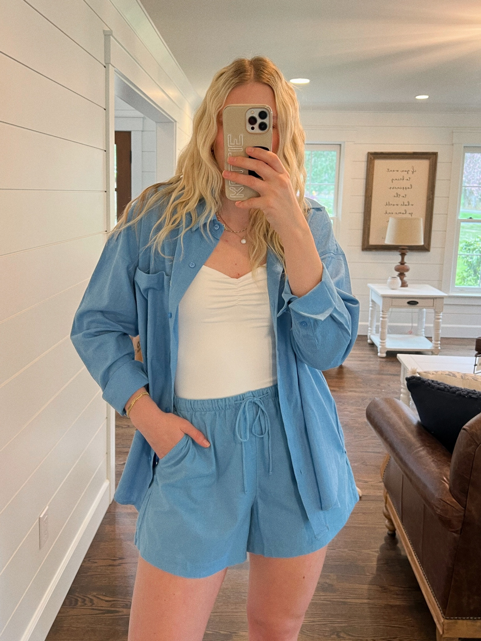 Matching set is on sale
Wearing larges 

#LTKunder50 #LTKunder100 #LTKSeasonal