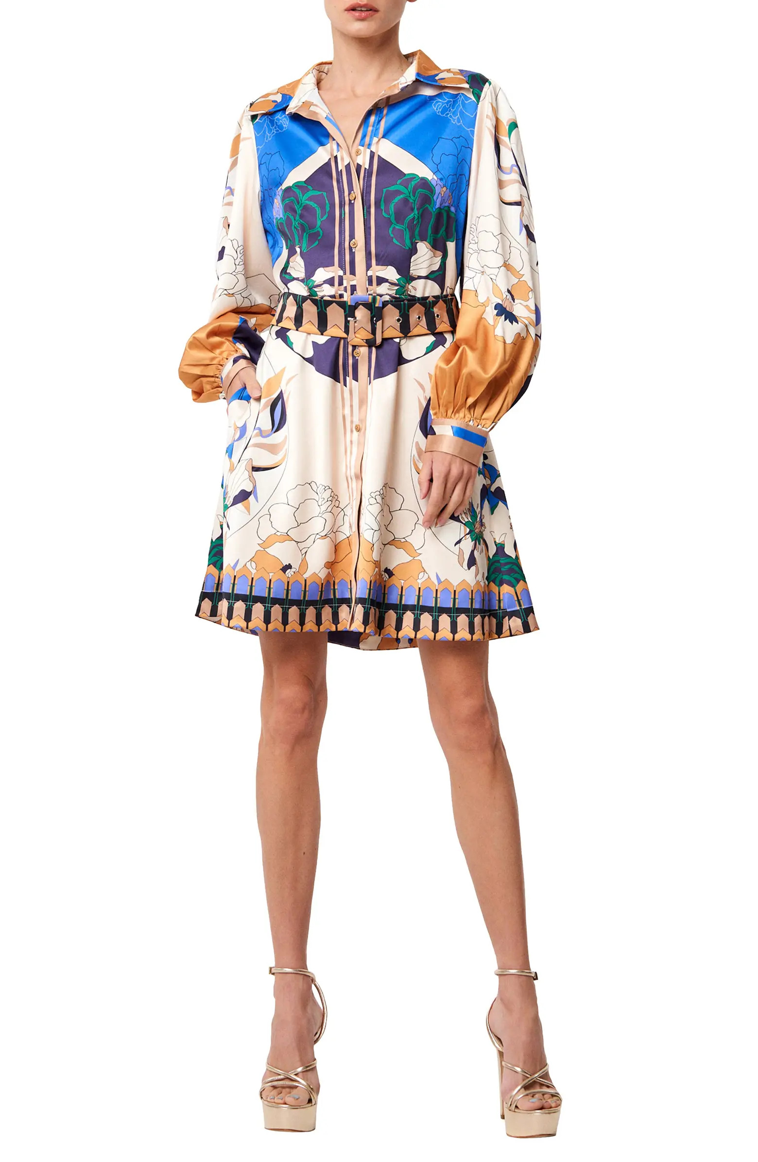 Billy Floral Print Long Sleeve Dress | Nordstrom Rack