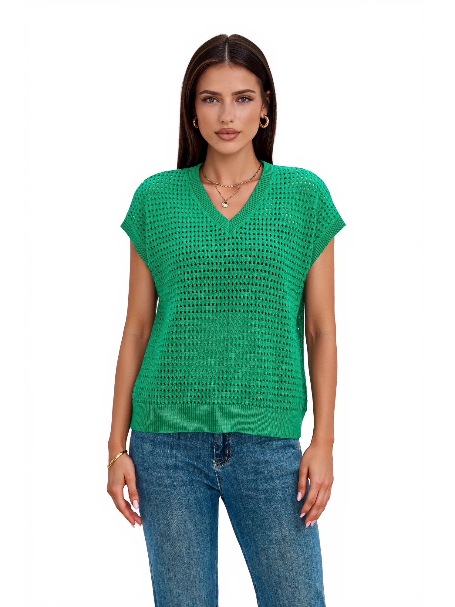 Women’s Pretty Garden SWEATER - SLEEVELESS SWEATER | Walmart (US)