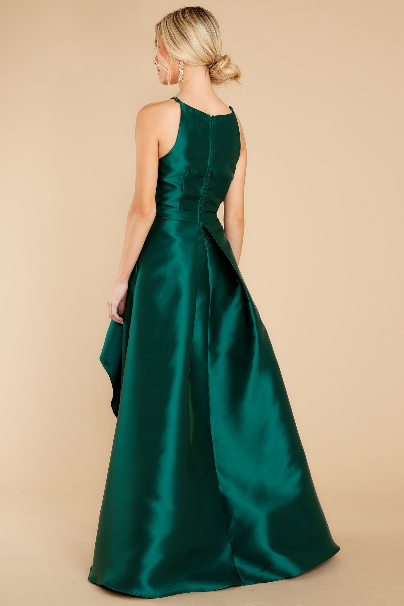 Enchanted Nights Emerald Maxi Dress | Red Dress 