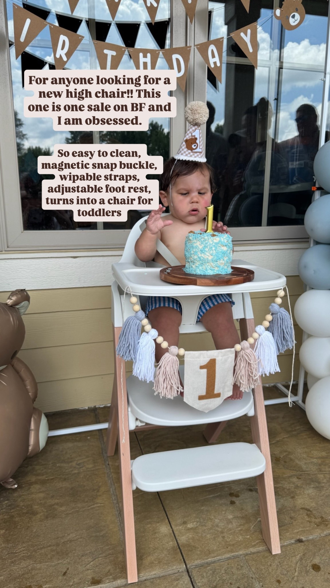 The best high chair in my opinion 🥰

THIS NEVER GOES ON SALE BUT IS ON BLACK FRIDAY!

Easy to clean, magnetic snap buckle, two trays, dishwasher safe, adjustable foot rest, turns into a toddler chair, and looks very cute in my kitchen!! 

#LTKmomlife #LTKBaby #LTKGiftGuide