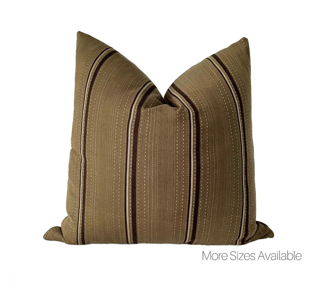 SAXON Vintage Stripe Pillow Cover Green Pillow Country Rustic Modern Farmhouse French Country Mar... | Etsy (US)