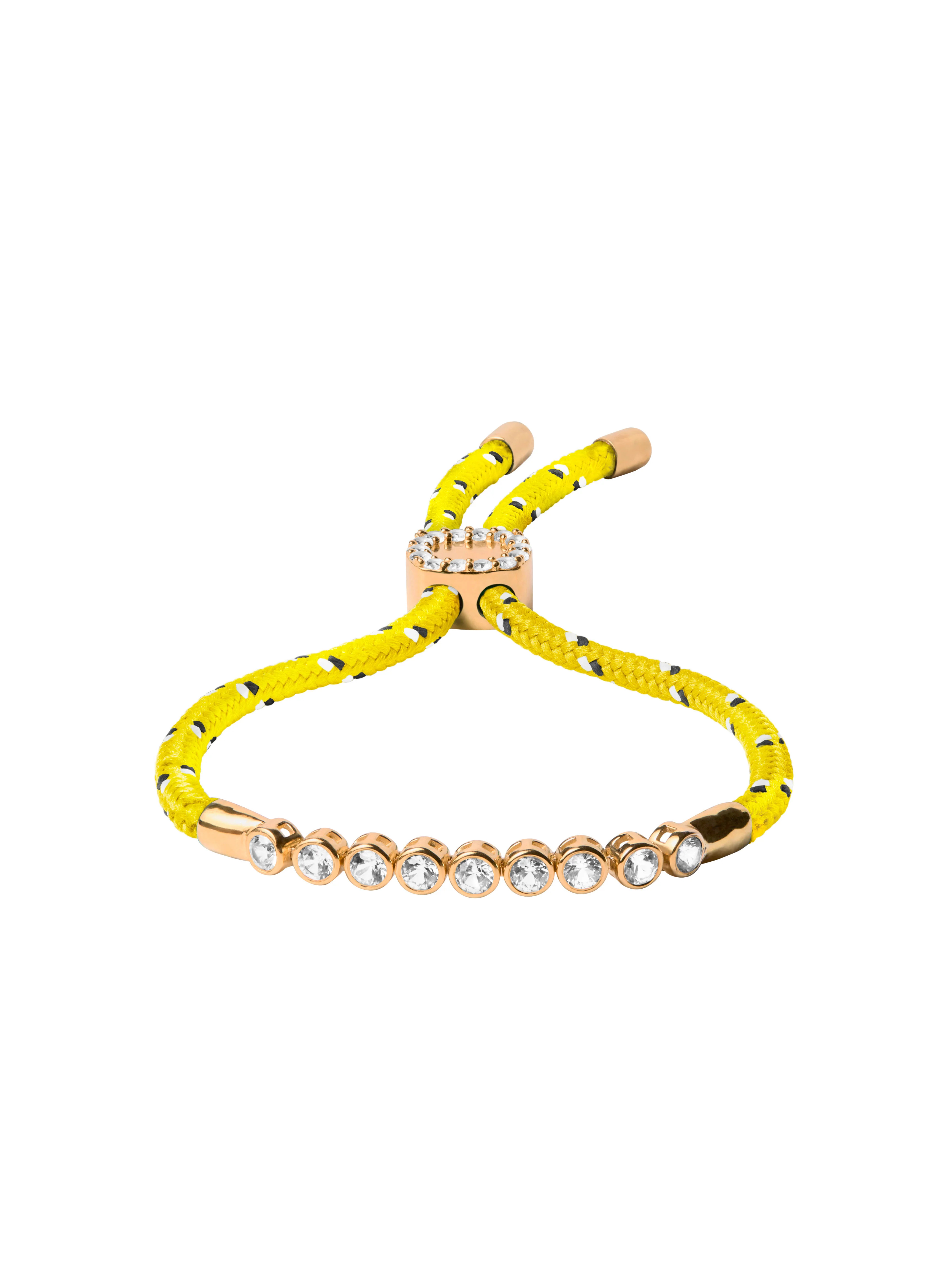 JAMES BEZEL JAUNE PARACORD BRACELET, GOLD | Dorsey