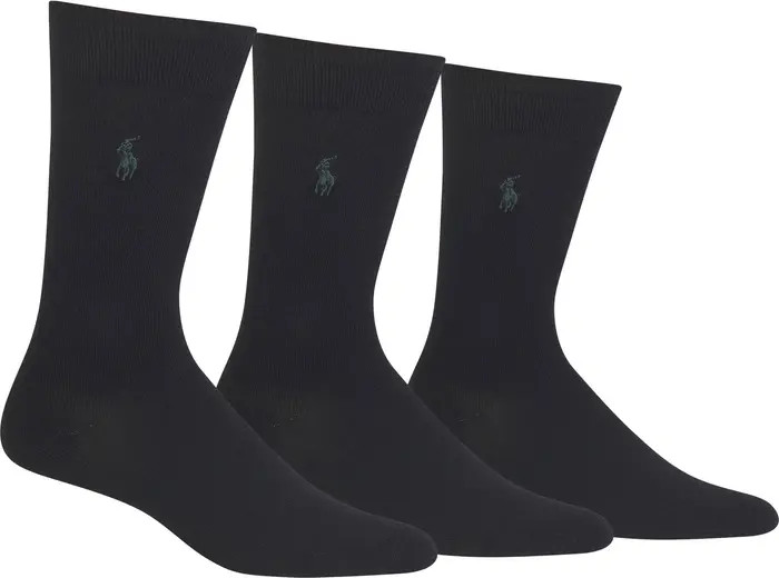 Polo Ralph Lauren Assorted 3-Pack Supersoft Socks | Nordstrom | Nordstrom