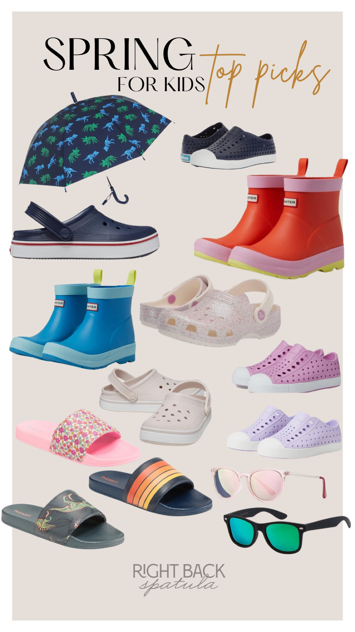 Spring top picks for Kids Easter Baskets! Shoes, rain boots, kids crocs, kids slides, sunglasses

#LTKshoecrush #LTKSeasonal #LTKkids