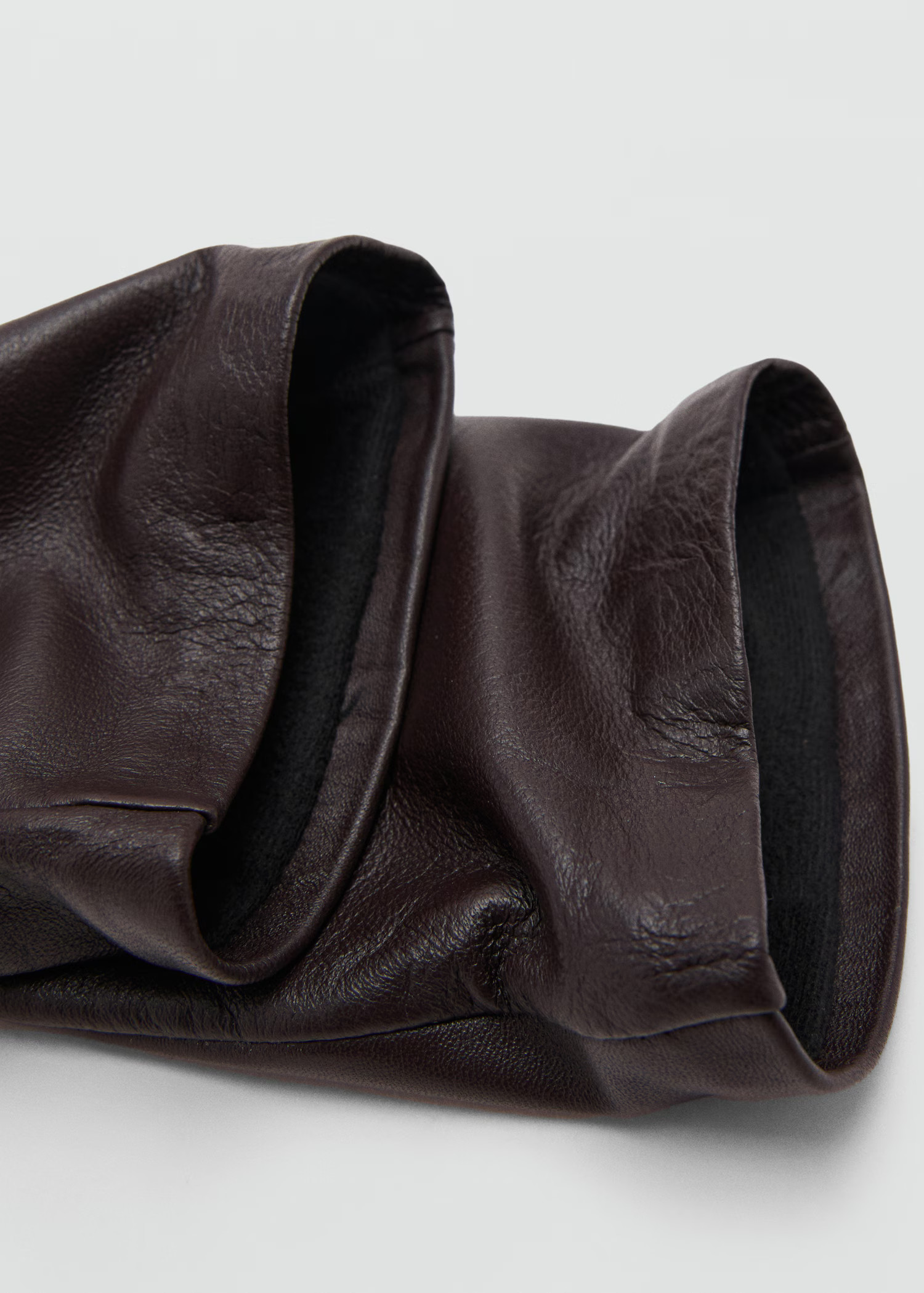 Leather long gloves | MANGO (UK)