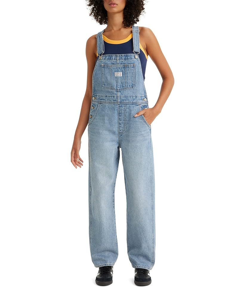 Levi's Women's Premium Vintage Shortalls | Amazon (US)