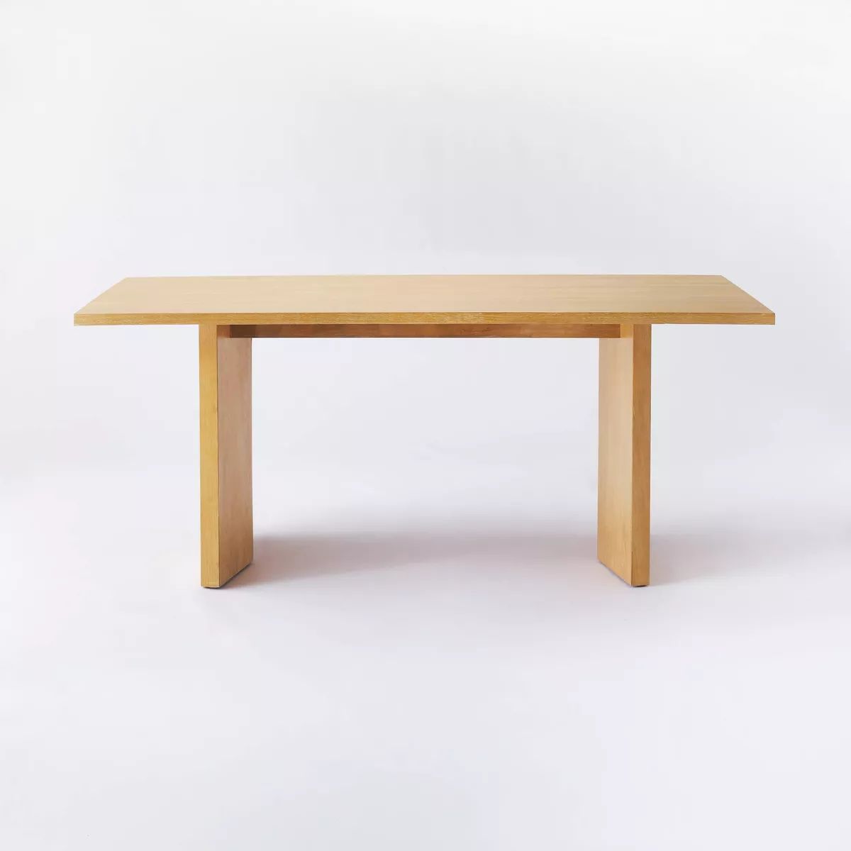 Bell Canyon Solid Wood Dining Table Natural - Threshold™ designed with Studio McGee: Rubberwood... | Target