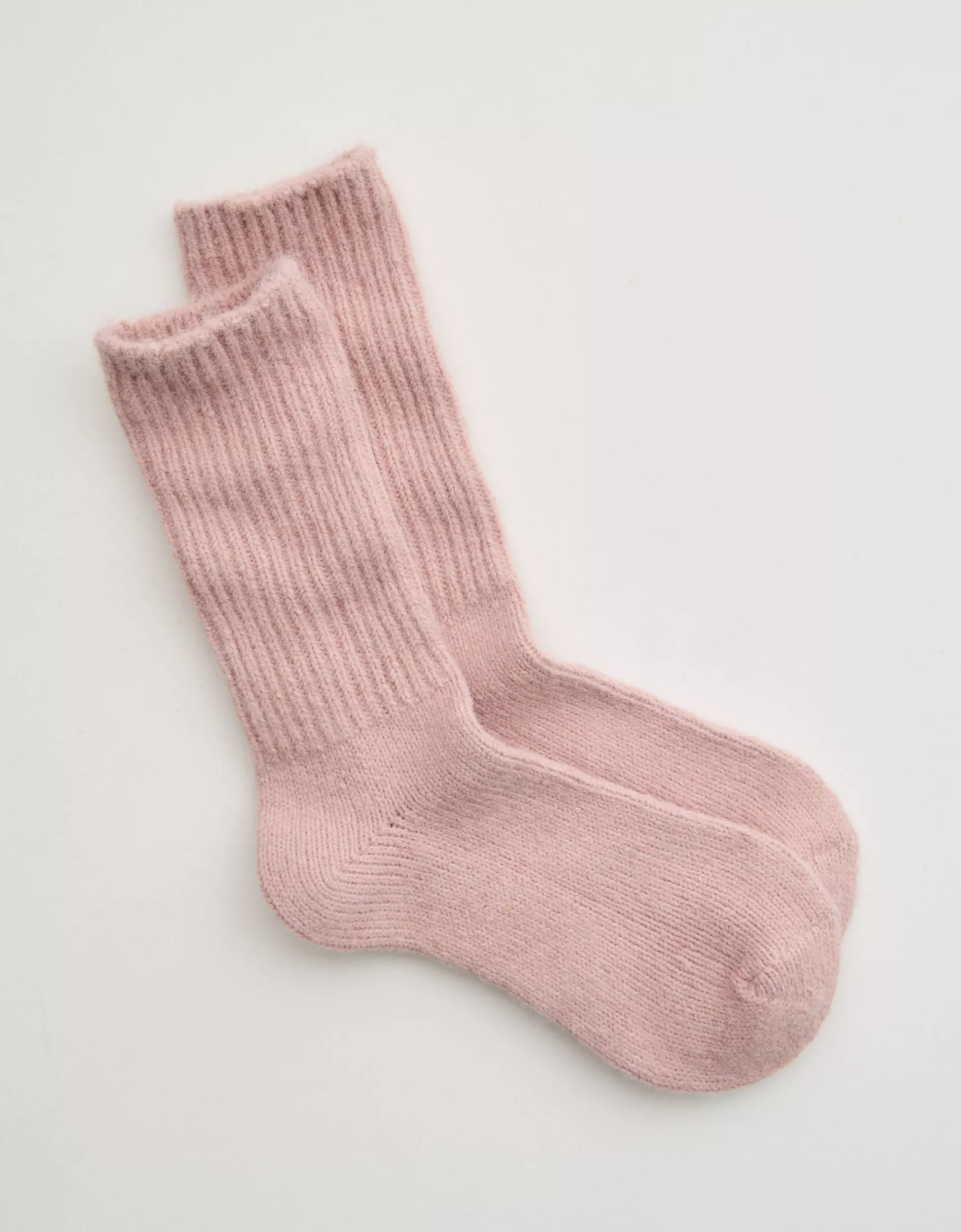 Aerie x Emily + Meritt Fuzzy Rib Crew Sock | Aerie