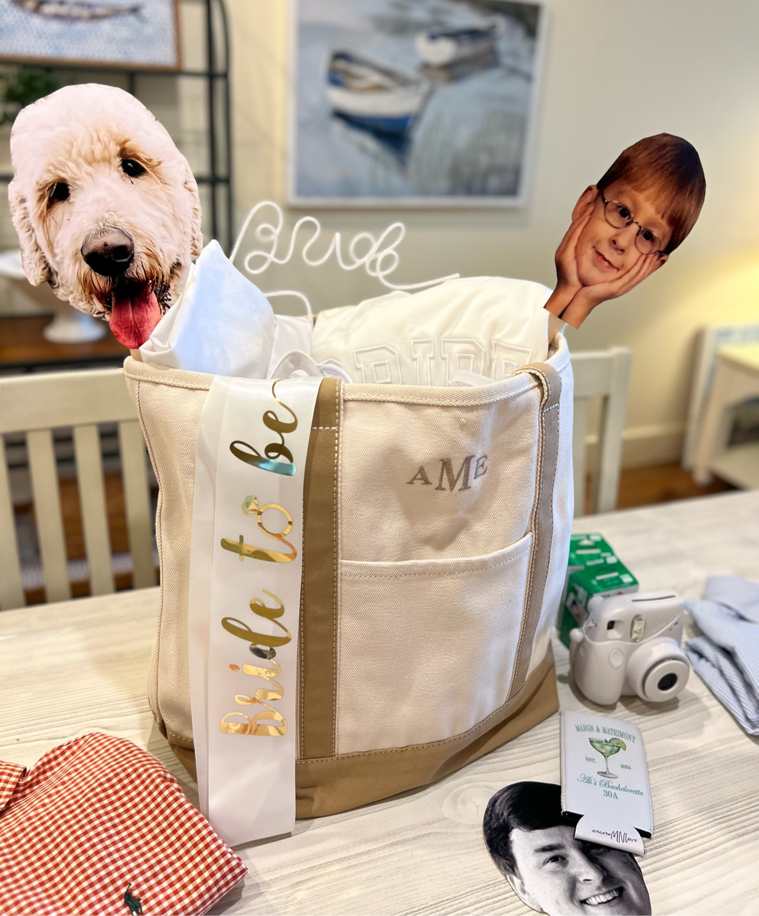 BRIDE GOODIE BAG! 🤍🤍🤍 photos printed from Walmart — #bach #beachtrip #gifts

#LTKparties #LTKwedding