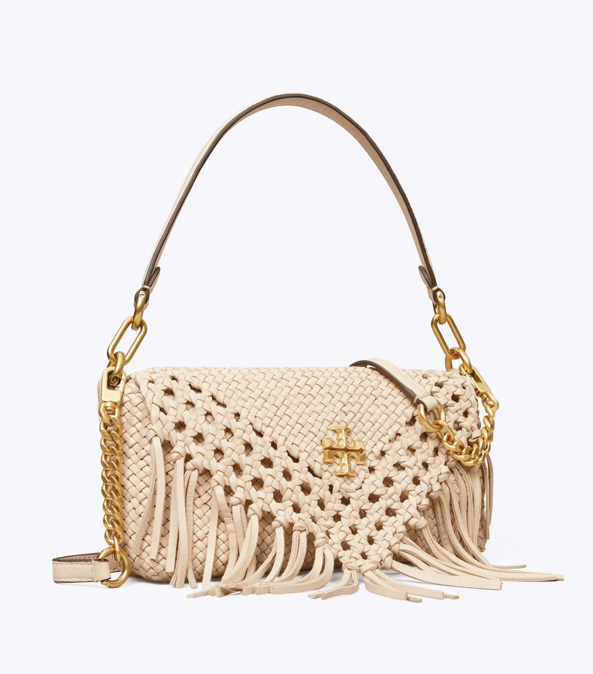Kira Fringe Small Flap Shoulder Bag | Tory Burch (US)