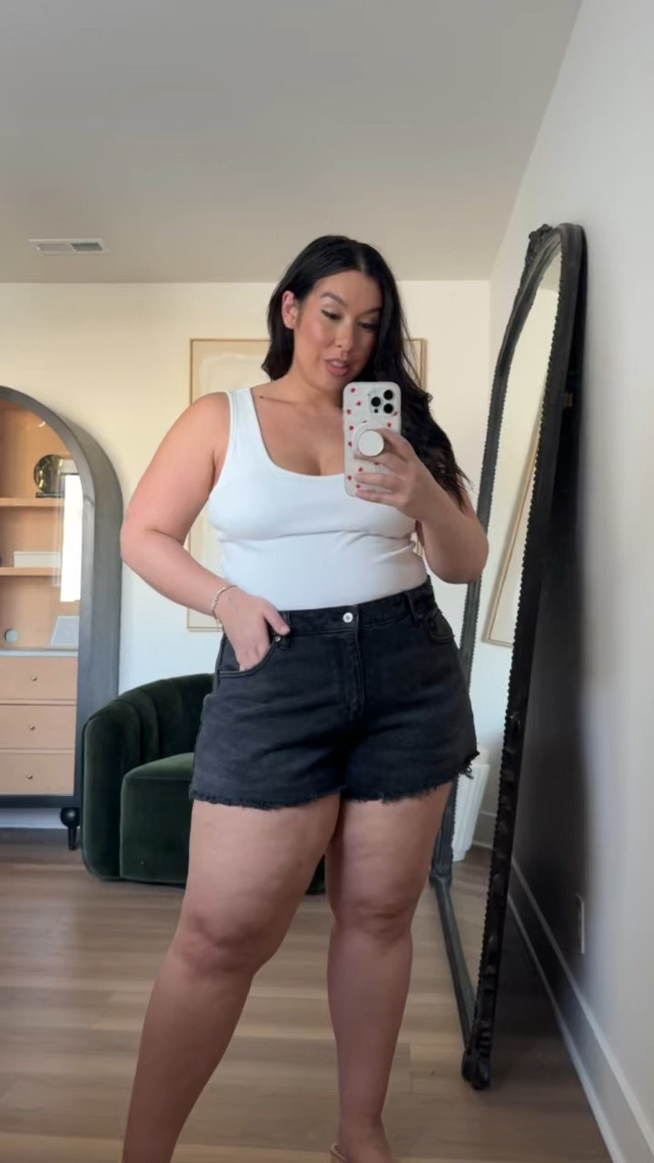 Midsize denim shorts! I’m in a size 33. Abercrombie sale happening now; 20-40% off shorts & swim plus 20% off almost everything else! 
-
-
-
midsize jean shorts, midsize fashion, midsize style, summer shorts, curvy denim, curvy outfit inspo

#LTKootd #LTKSaleAlert #LTKMidsize