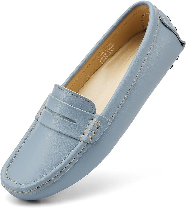Artisure Women's Classic Comfort Leather Penny Loafers Casual Slip-Ons Lightweight Walking Flats ... | Amazon (US)