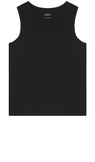 Cotton Rib Tank in Black | Revolve Clothing (Global)