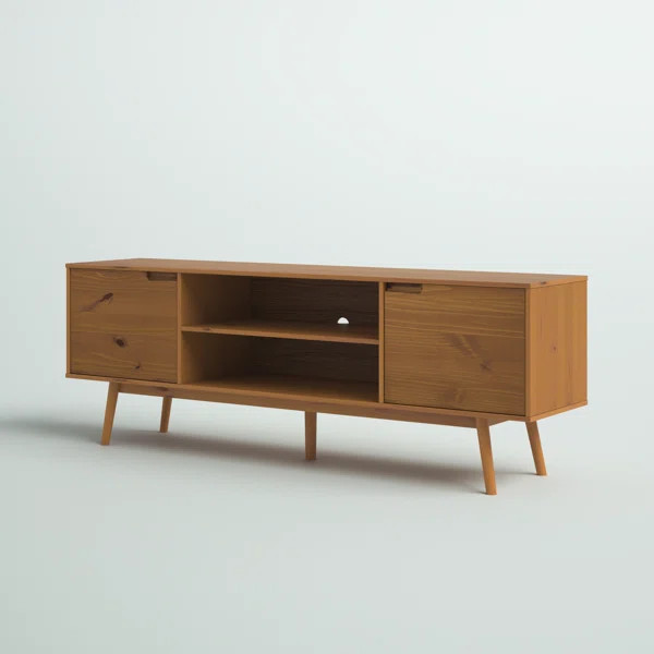 Griffing 70" Solid Wood 2-Door TV Stand for TVs up to 80" | Wayfair North America