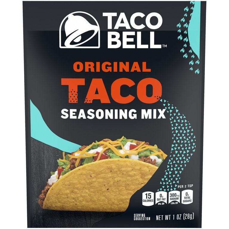 Taco Bell Original Taco Seasoning Mix, 1 oz Packet | Walmart (US)