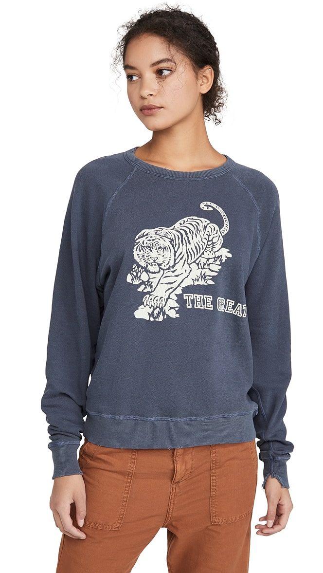 The College Sweatshirt With Tiger Graphic | Shopbop