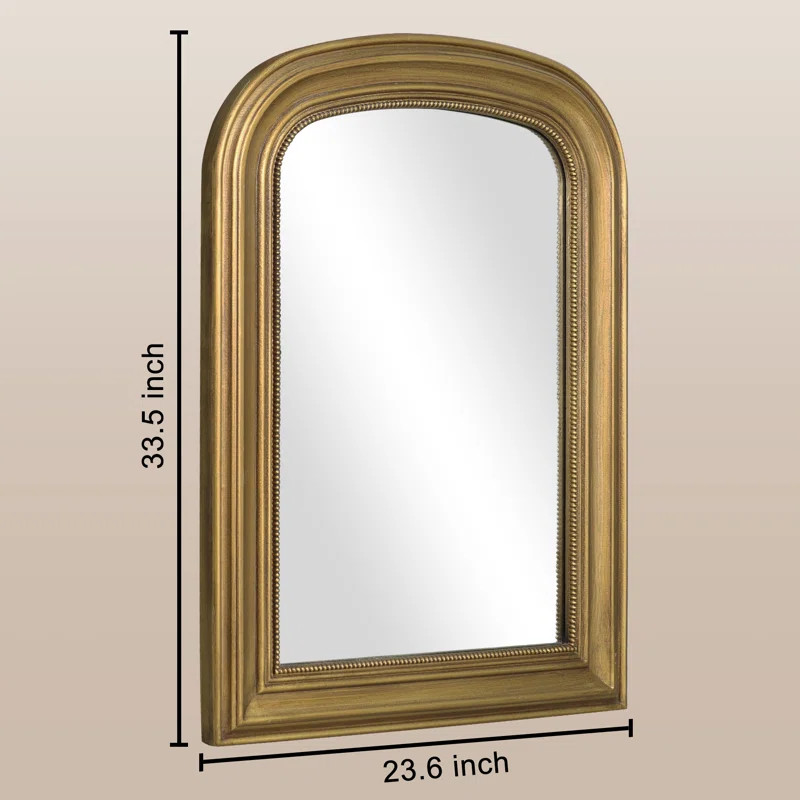 Classic Beaded Arched Wall Mirror | Wayfair North America