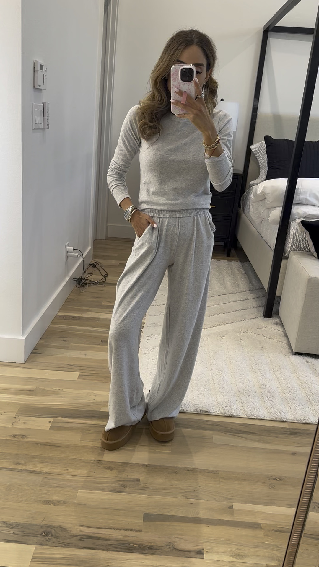 Comfy loungewear set buttery soft and lightweight but warm wearing size xs top size xxs pants 

#LTKFindsUnder50 #LTKSeasonal #LTKFindsUnder100