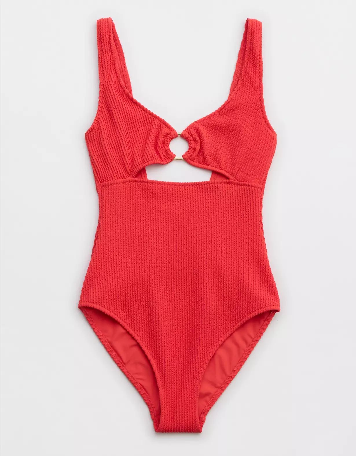 Aerie Crinkle Ring Full Coverage One Piece Swimsuit | Aerie