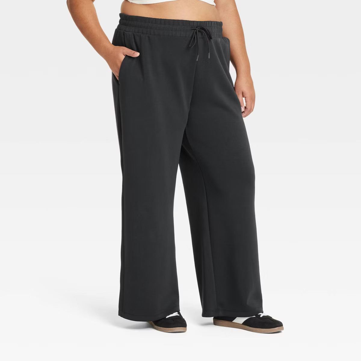 Women's Airy Sleek High-Rise Wide Leg Sweatpants - All In Motion™ | Target