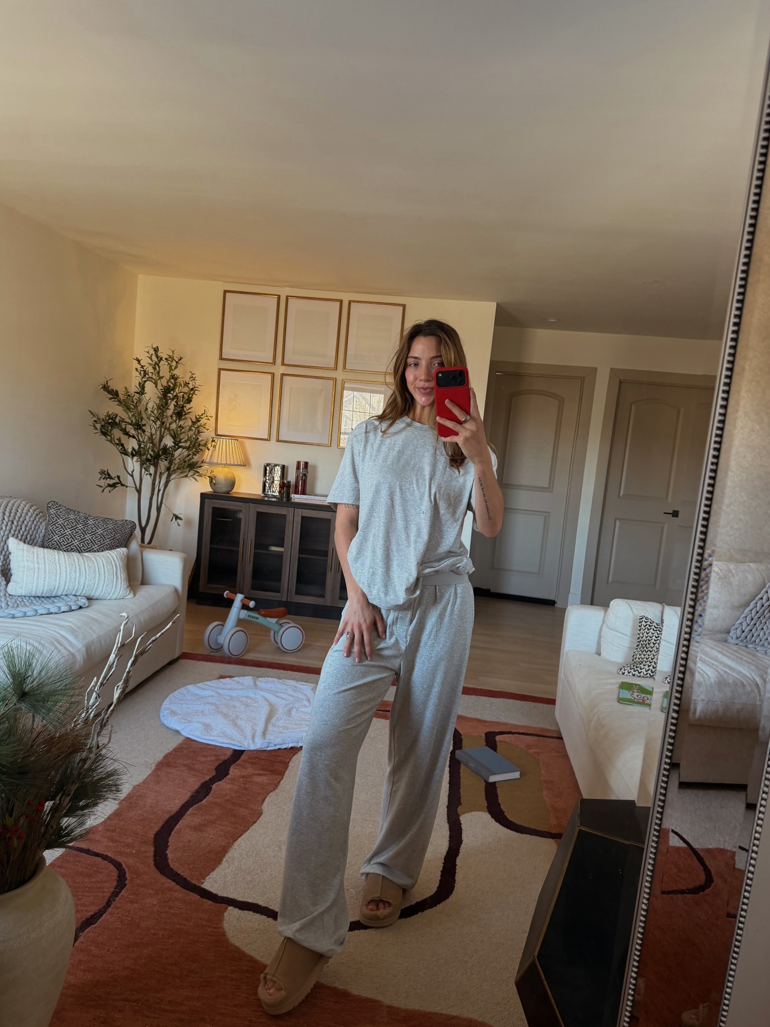 Top M 
Bottoms S 

#LTKmomlife #LTKGiftGuide #LTKHoliday