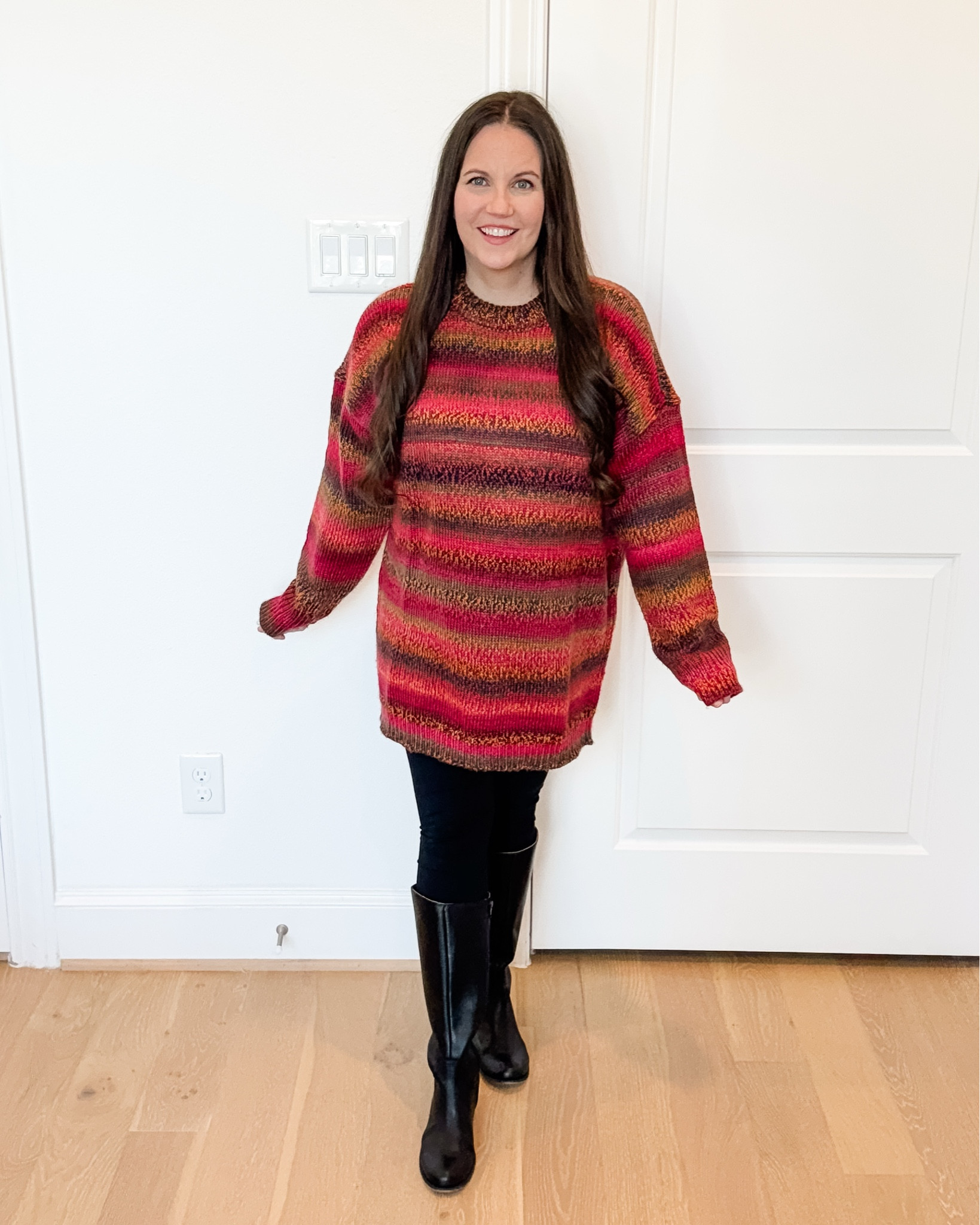 Bump-Friendly Cool Weather Basics

If you need simple, comfy maternity outfits for the season, this combo is a must. The oversized striped sweater gives the perfect relaxed fit, while the black over the belly pregnancy leggings keep everything flattering and bump-friendly. Paired with black boots, it’s an effortless fall outfit that transitions perfectly into a winter outfit and fits right into my winter street style rotation.
Saving this look for both my fall and winter style inspo boards!


#LTKSeasonal #LTKBump #LTKootd