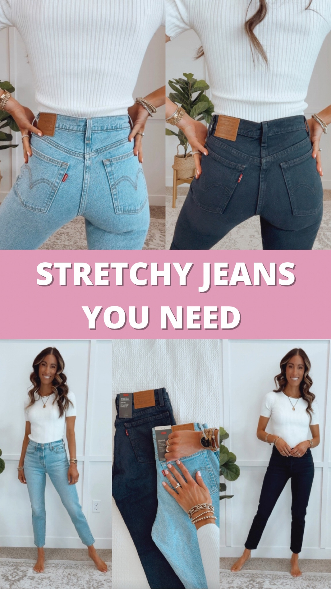 ✨These bad boys make your bum look good, are stretchy and oh so flattering! 

✨Pair with boots, sandals, sneakers, mules, or flats! 

✨I’m wearing my true to size,25. Size up if need more room in hips/thighs. 

#LTKsalealert #LTKstyletip #LTKfindsunder100