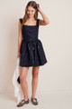 Alice Ruffled Jacquard Mini Dress | Francesca's
