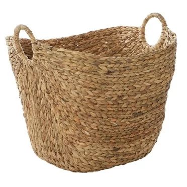 Better Homes & Gardens Large Natural Water Hyacinth Boat Basket - Walmart.com | Walmart (US)