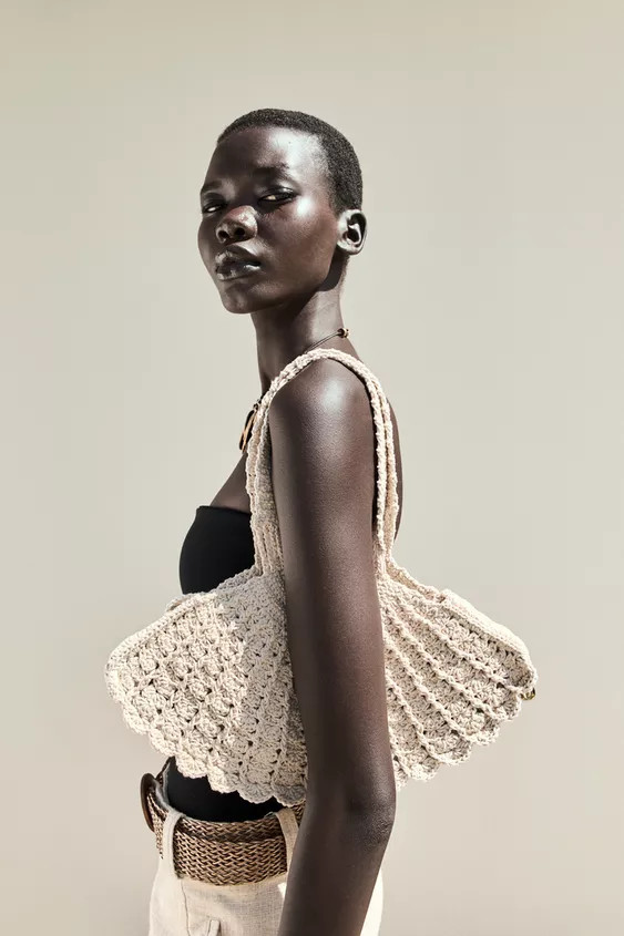 CROCHET SHELL BAG | Zara UK