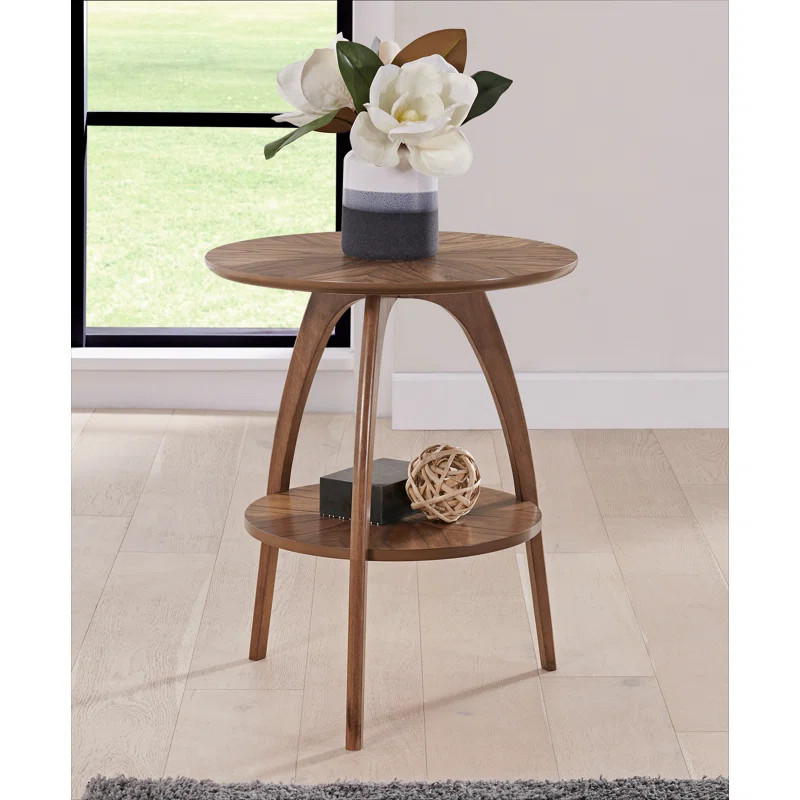 Atreu Three Leg End Table with Storage | Wayfair North America