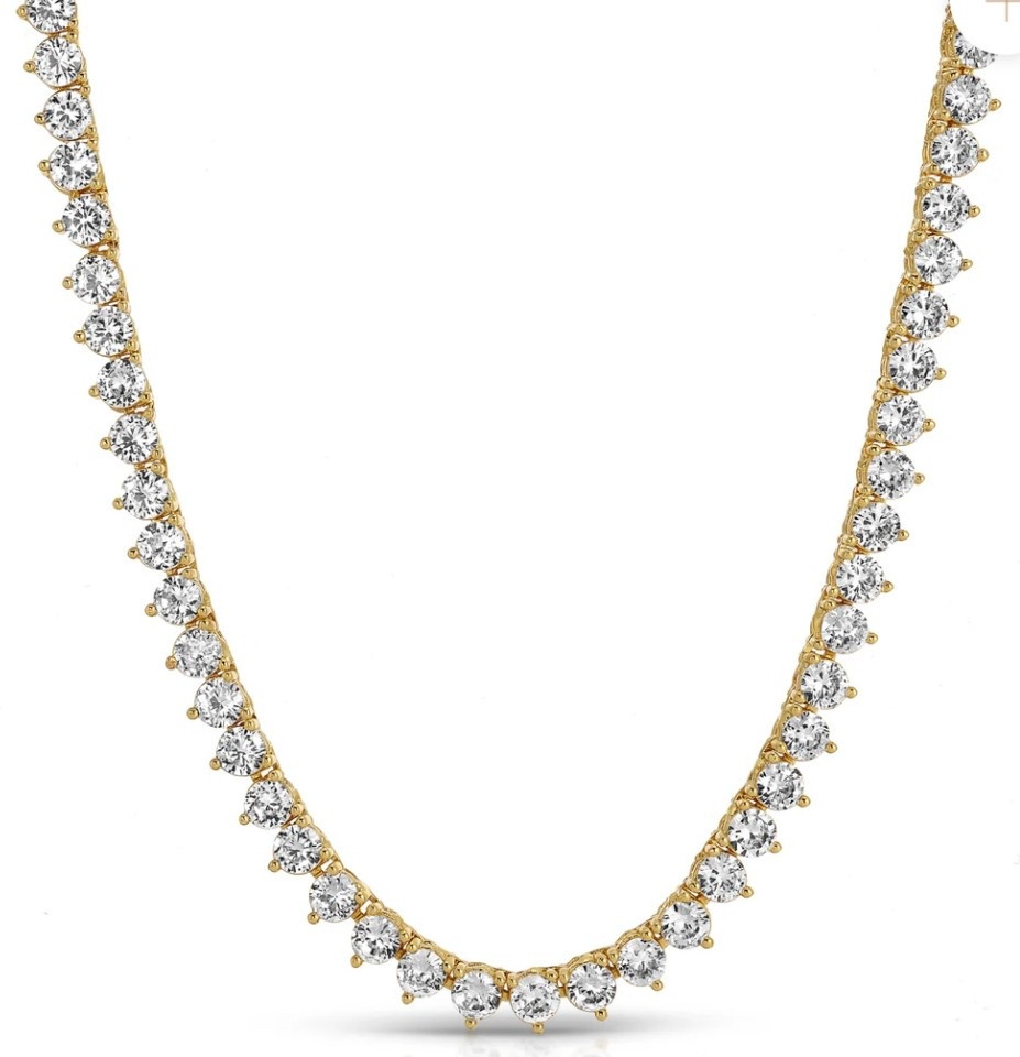 Bought this beautiful gold filled and gold plated tennis necklace today and my goodness is she a sparkler!! Beautiful everyday staple and will look fabulous for the holidays or for a party or wedding.
Makes a great gift too! 

#LTKStyleTip #LTKGiftGuide #LTKHoliday