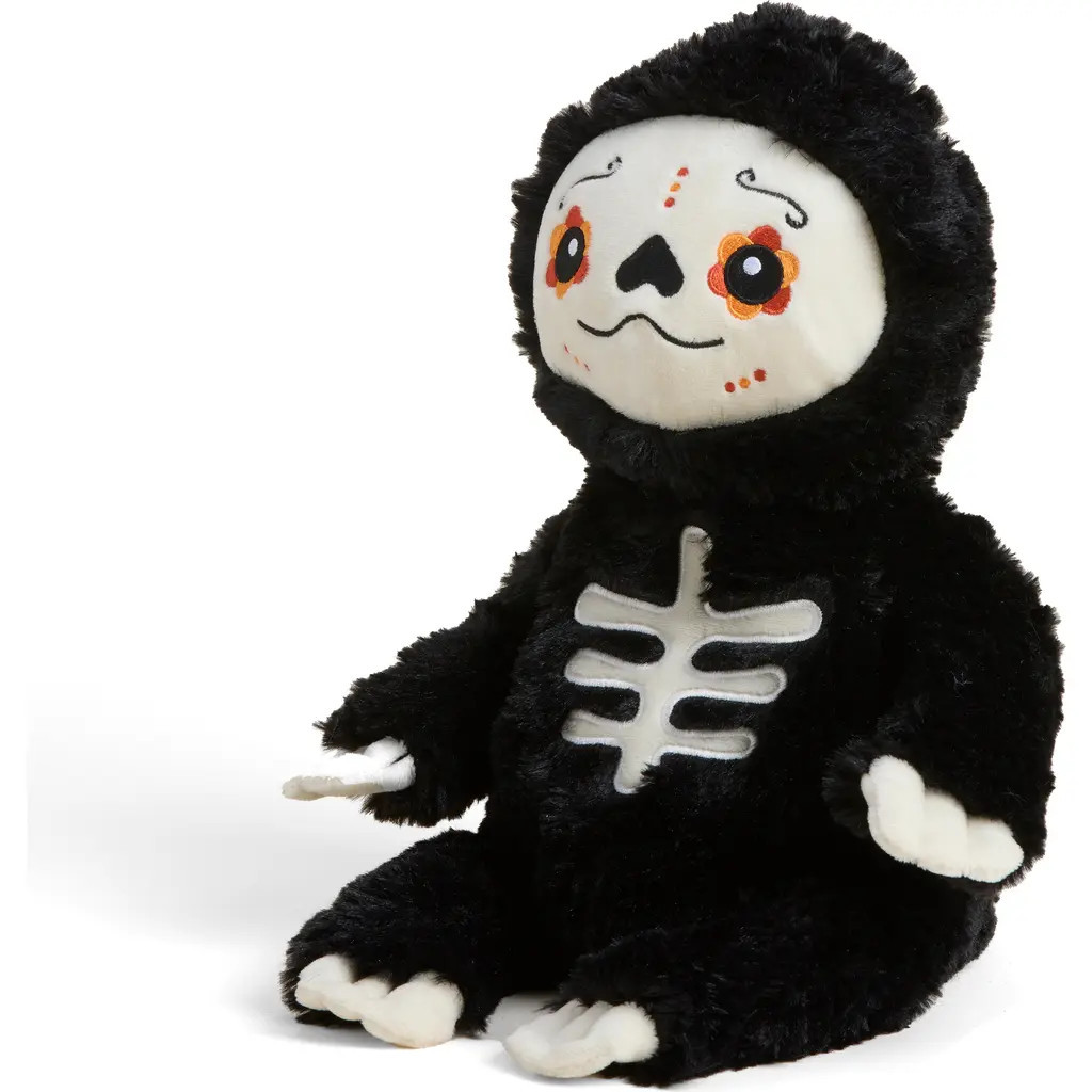 Warmies Day of the Dead Skeleton Plush Toy in Black at Nordstrom | Nordstrom