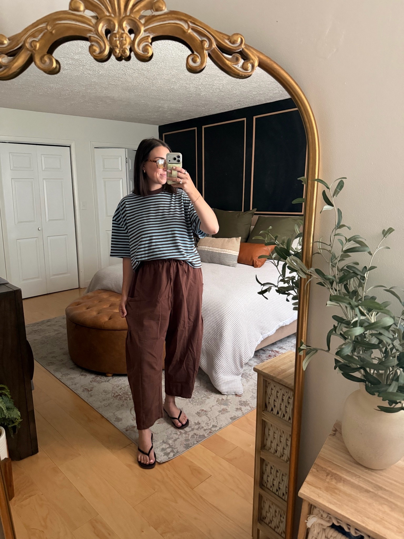 Comfy, cute, casual Fall transitional outfit! Cannot stop wearing this striped CHYRII tee from Amazon! I have it in pink and blue and it’s on repeat constantly 🩷🩵

Plus, these pants!!! Giving a bit of a barrel shape but still flattering. They’re so comfy, not to mention the pockets hold a crazyyy amount of toddler snacks 😜

**Wearing a size L in the pants and M in the top!

#LTKootd #LTKmomlife #LTKTall