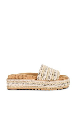 Steve Madden Beller Slide in Neutral. - size 8.5 | Revolve Clothing (Global)