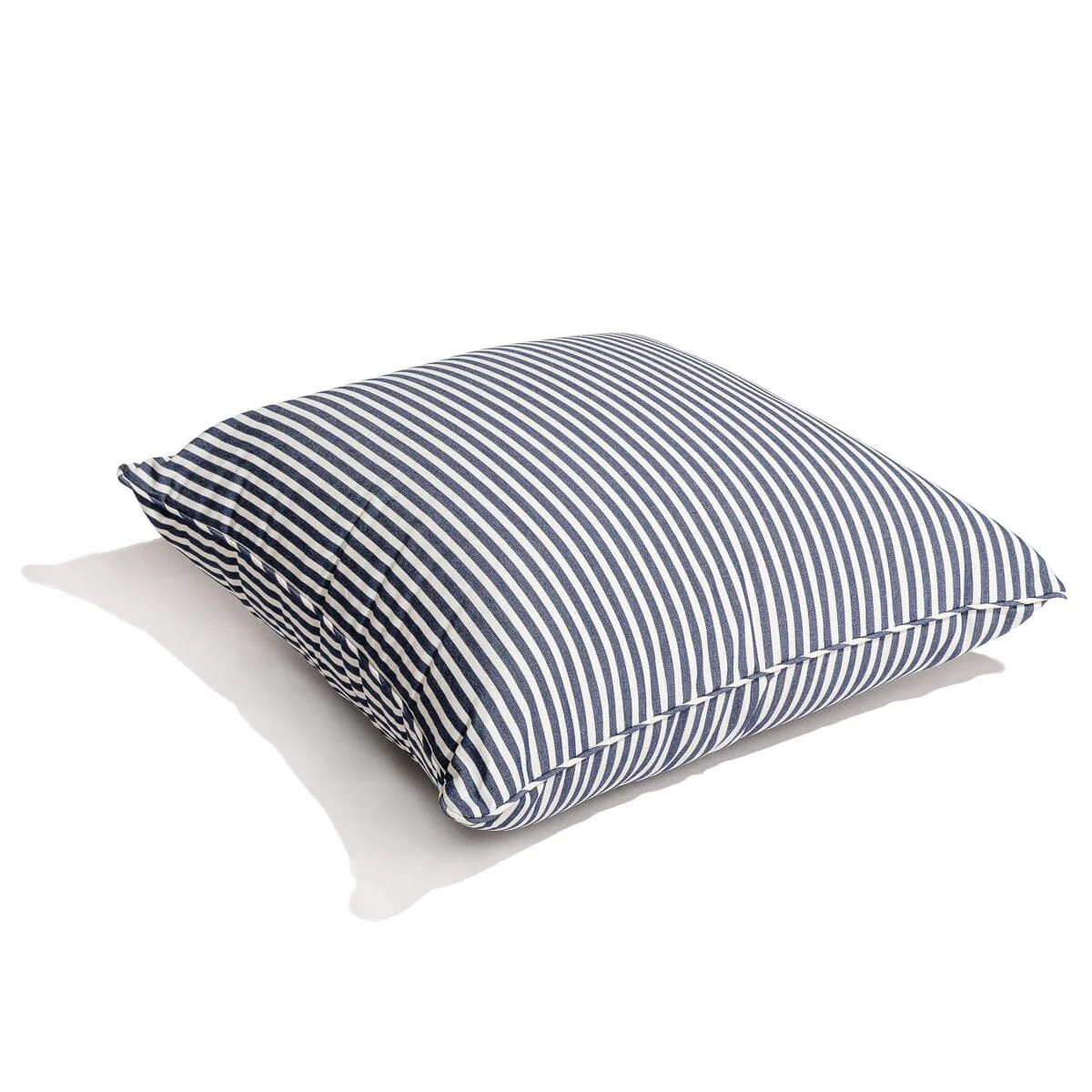 Lauren's Navy Stripe Euro Throw Pillow | Business & Pleasure Co.
