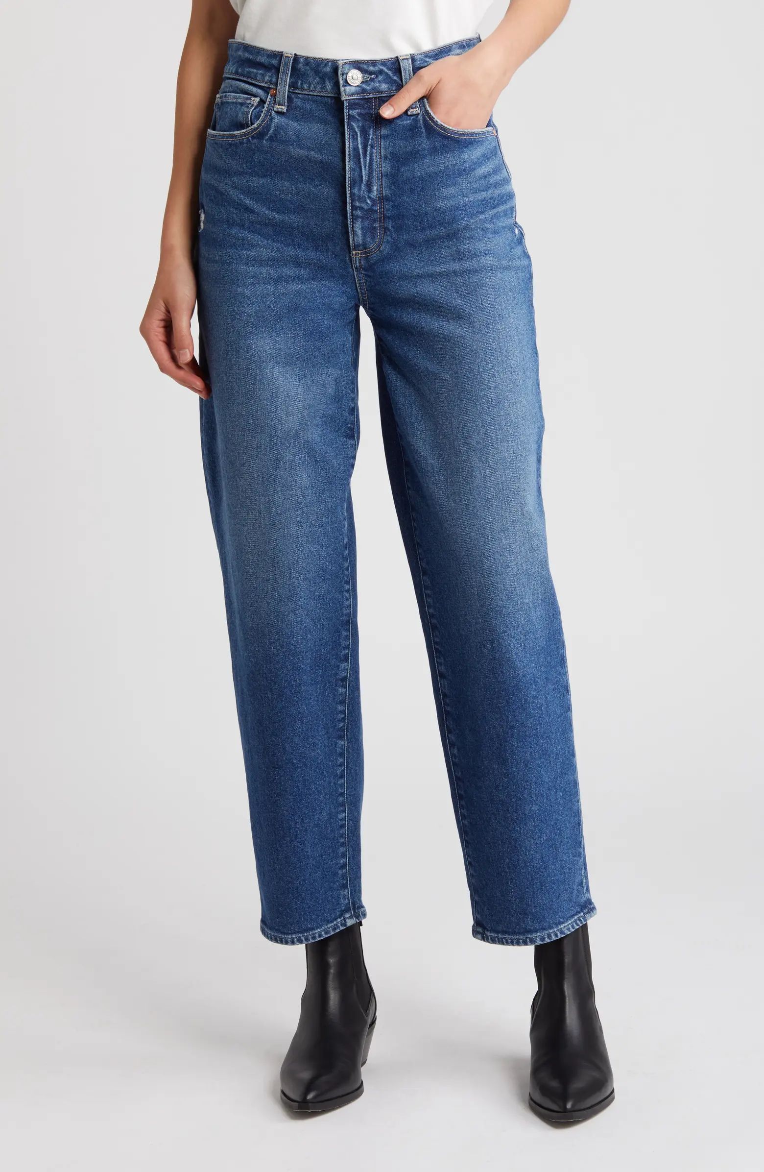 Alexis High Waist Ankle Barrel Jeans | Nordstrom