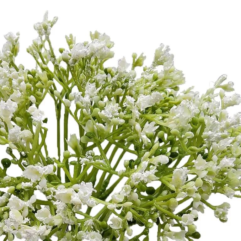 Mainstays 12 inch Artificial Baby's Breath Flower Pick, White Color. Indoor Use. | Walmart (US)
