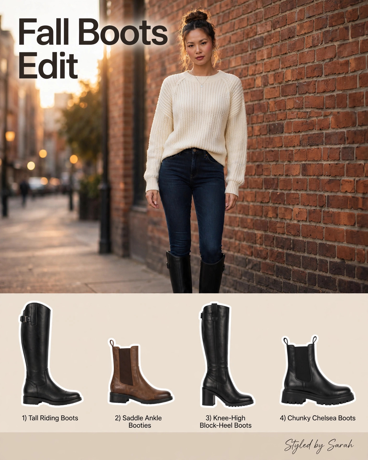 Fall Boots 👢 Tall riding boots, ankle booties, knee-high block heels, and chunky chelsea boots for every fall outfit. #LTKSeasonal #fallboots #bootseason 

 