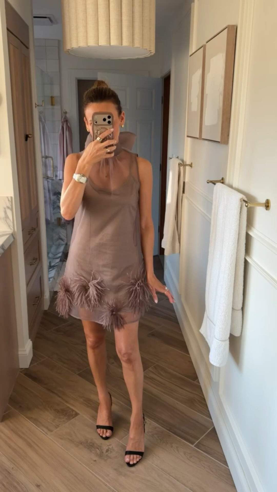 Obsessed with this little mini that’s not too mini, this one is perfect for cocktail events, date night, easy to dress up or down but it’s a statement for sure!

#LTKgrwm #LTKWedding #LTKNYFW
